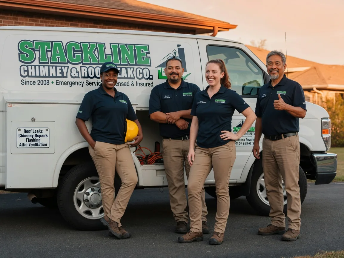 Chimney flashing repair company in Farmerville, LA